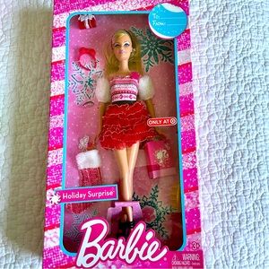 Vintage 2012 BARBIE HOLIDAY SURPRISE Target Exclusive